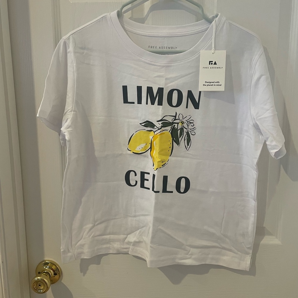White Lemon Graphic T-Shirt